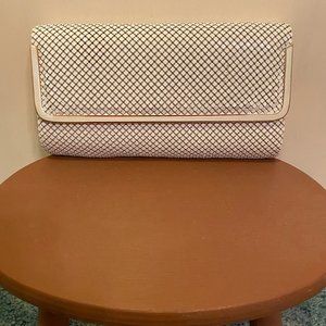 White Aluminum Metal Mesh Purse (Ashley Moore)